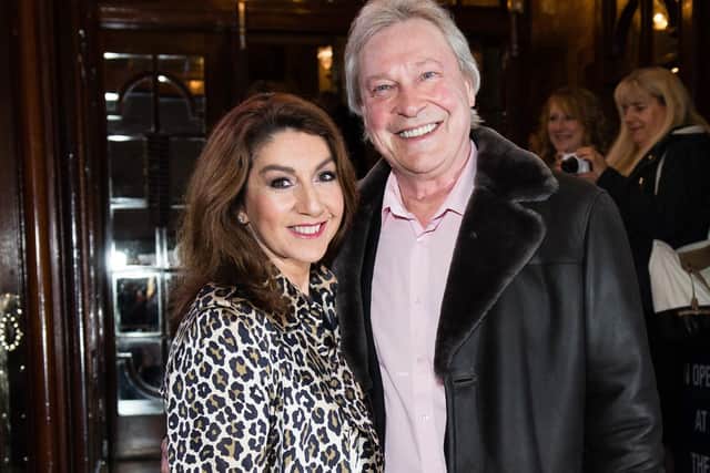 Wakefield's Jane McDonald has thanked her supporters for their generosity, after they raised more than £12,000 for Wakefield Hospice in memory of her late partner Eddie Rothe. Photo by: Jeff Spicer/Getty Images