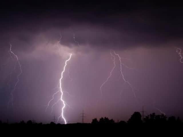 Flooding and lightning strikes have also been predicted.