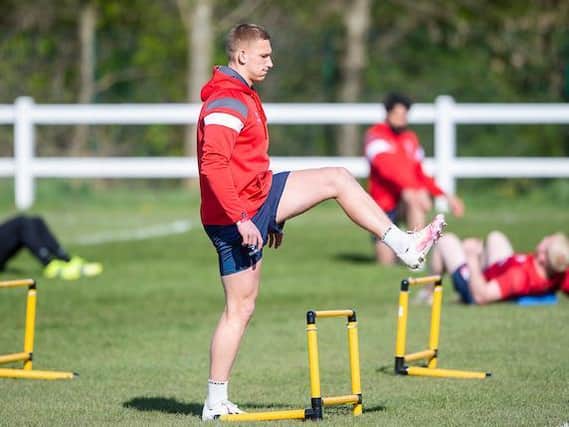 Rhinos' Mikolaj Oledzki is set to make his England debut on Friday. Picture by Allan McKenzie/SWpix.com.