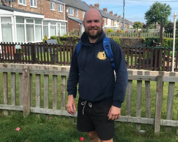 Former championship boxer Sean Hughes is walking 200 miles for charity.