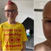 Seven year old Harry who lives near Yorkshire Air Ambulance’s air support unit in Wakefield has raised an impressive £580 by shaving his beloved Mohawk for the lifesaving charity.
