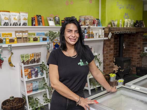Shannon Clewlow has opened a pet shop in Castleford selling raw food.