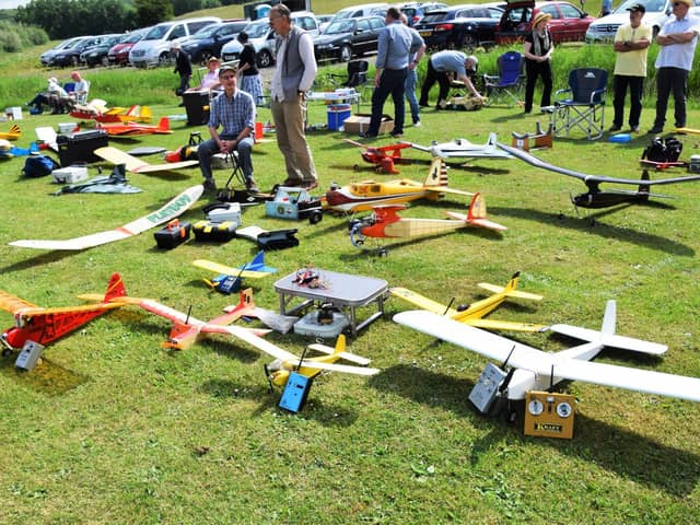 Some of the 130 models that were brought along to an earlier event photo credit: Shaun Garrity