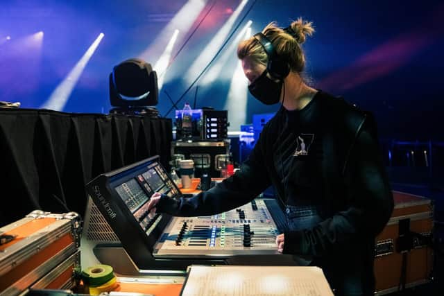 Students at Backstage Academy, which is based at Production Park in South Kirkby. a world-class training facility offering specialist degrees in live events production, stage management and much more to more than 200 students. Photo: Backstage Academy