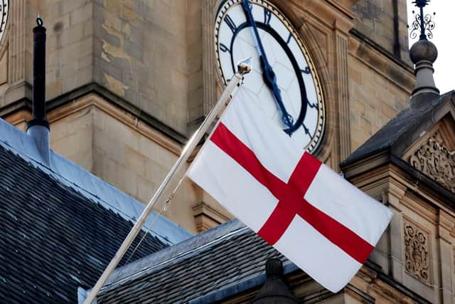 The flag at Wakefield Town Hall