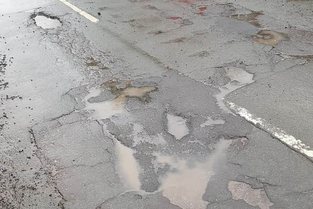 Potholes in Ossett