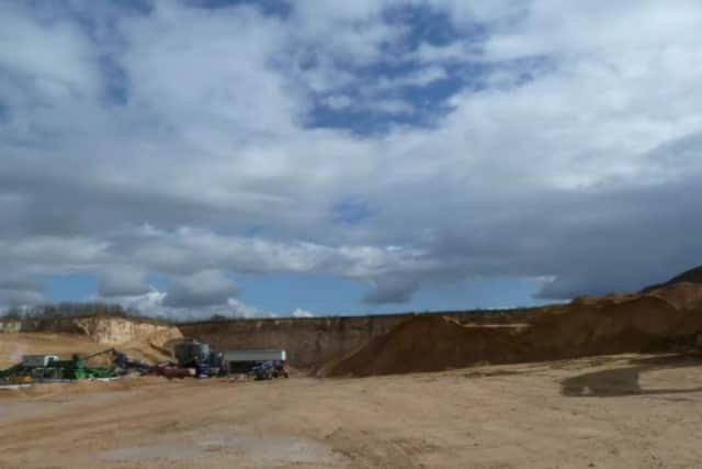 The quarry's management say the expansion is necessary to help meet demand for building materials.