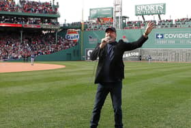 Neil  Diamond singing Sweet Caroline  live at Fenway Park, Boston On April 20, 2013