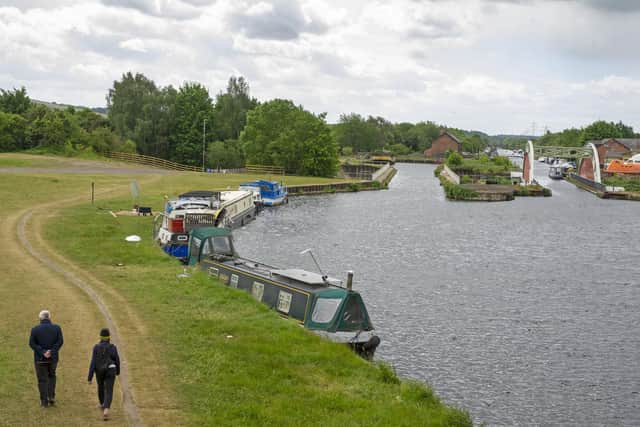Police in Wakefield have launched an investigation after a man's body was found in the Aire and Calder Navigation. Stock image.