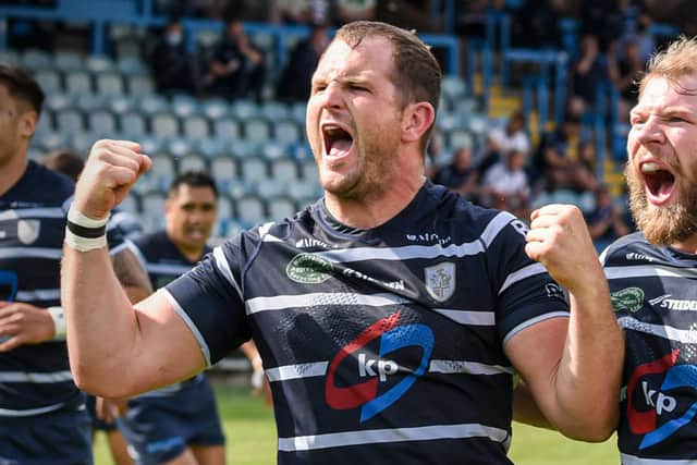 CAPTAIN: James Lockwood has expressed his pride as he prepares to lead Featherstone Rovers out at Wembley for the 1895 Cup final against York City Knights on Saturday. Picture: Dec Hayes Photography.