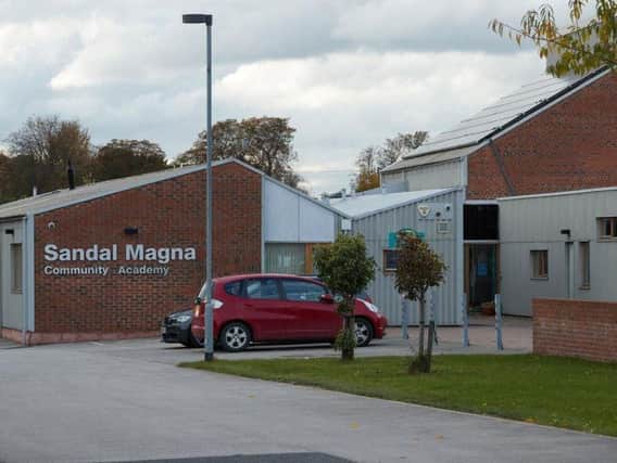 The school building was finished in 2010 but has suffered from a defective roof ever since. Wakefield Council has said a new watertight roof is on track to be put up by September.