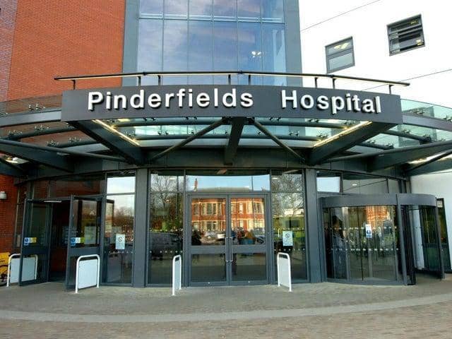 Pinderfields Hospital.