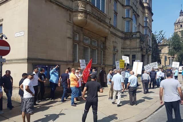 Drivers say many of the council's taxi policies are harsh and disproportionate compared to other areas.