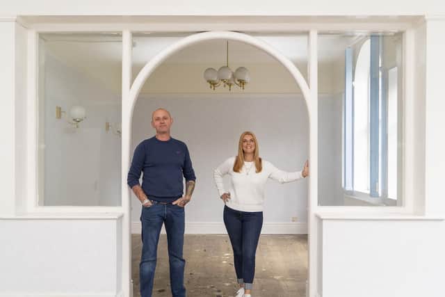 Phil and Helen Lodge are embarking on a redevelopment plan to convert 5, South Parade in to 14 luxury flats