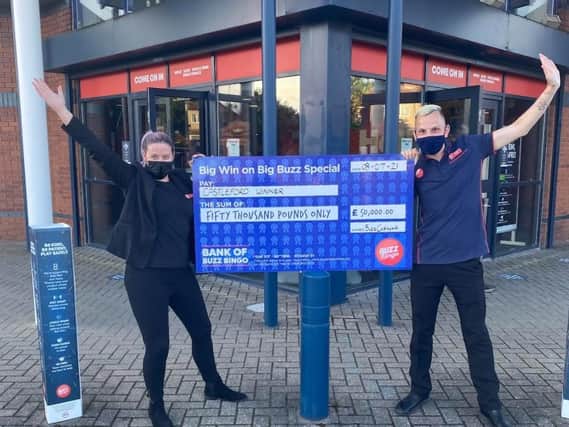 The lucky winner, who wishes to remain anonymous, is a regular bingo player who has been visiting Buzz Bingo, Castleford for 14 years, after her grandmother first introduced her to the game at 18.