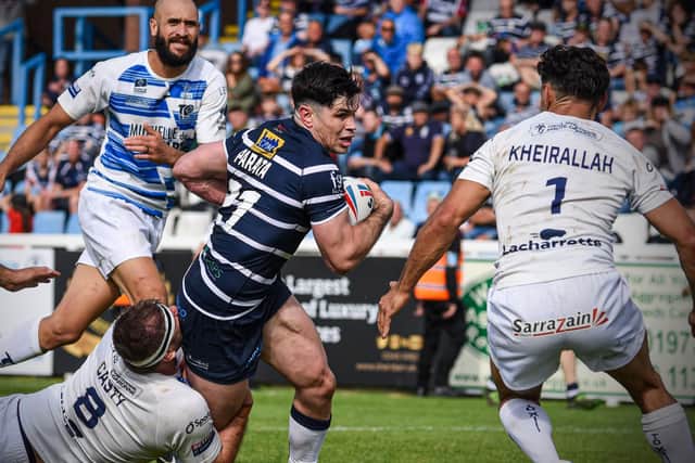 DEFEAT: Featherstone Rovers 6-23 Toulouse Olympique. Picture: Dec Hayes Photography.