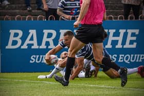 DEFEAT: Featherstone Rovers 6-23 Toulouse Olympique. Picture: Dec Hayes Photography.