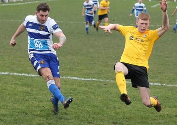 Two goals: Nathan Perks, who struck twice for Nostell MW. Picture: Keith A Handley