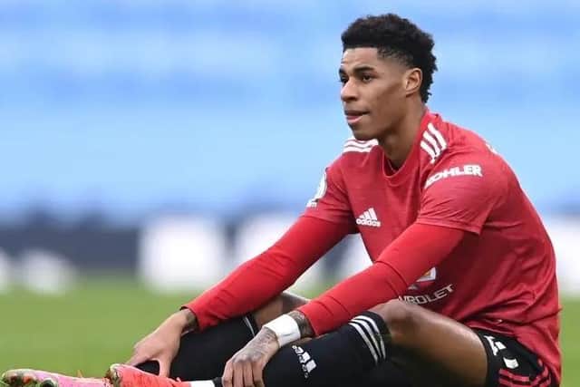 Footballer Marcus Rashford has called on health professionals to boost awareness of the Healthy Start scheme, which helps pregnant women and struggling families with young children buy basic food.