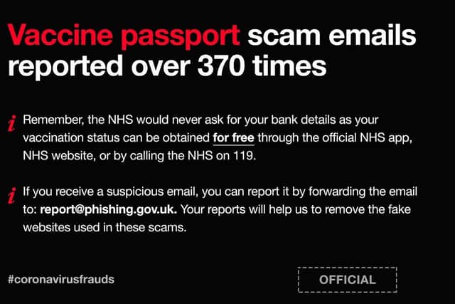 Action Fraud has received over 700 reports from members of the public about these fake emails purporting to be from the NHS.
