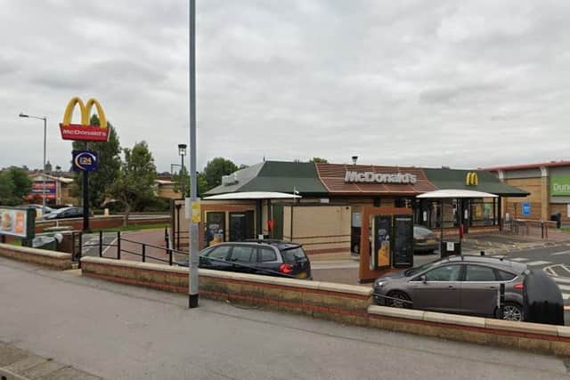 The McDonald's on Cathedral Retail Park.