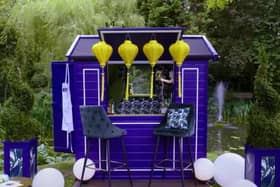 How to turn your humble garden shed into an at-home gin bar with a little help from Laurence Llewelyn-Bowen