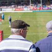 WORLD RECORD ATTEMPT: Featherstone Rovers are aiming to break the world record for most people wearing a flat cap at the same time at the same location when they play Halifax on Sunday. Picture: SWpix.com.