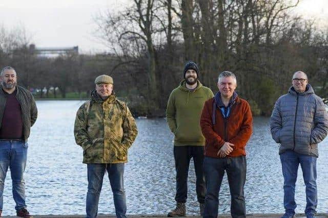 Local anglers, pictured here earlier this year, have been consulted about the plans.