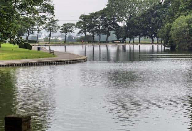 The park's lake is expected to get some investment next week.