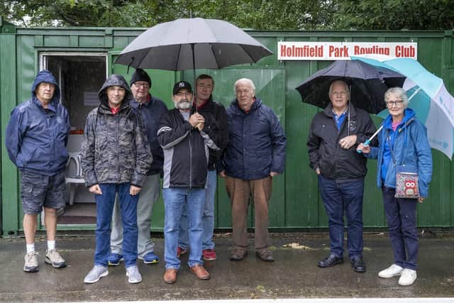 The club wants a new shelter to help keep all team members dry.