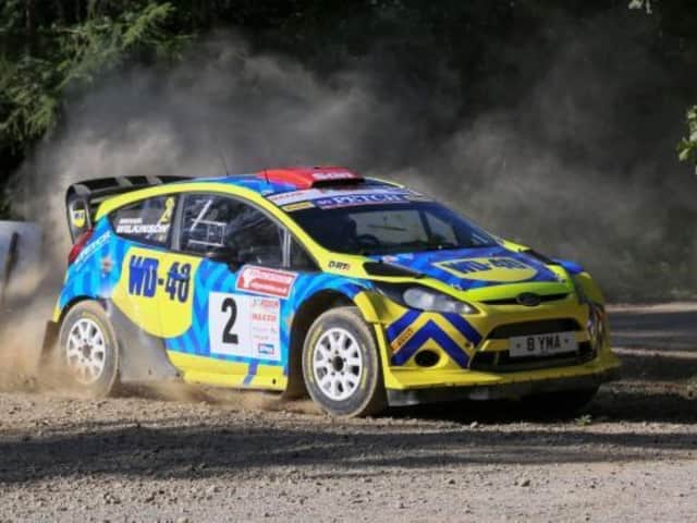 Stephen Petch in action at the Trackrod Rally Yorkshire 

Photo by Andy Crayford