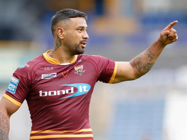 Picture by Ed Sykes/SWpix.com - 02/05/2021 - Rugby League - Betfred Super League Round 5 - Huddersfield Giants v Leeds Rhinos - John Smith's Stadium, Huddersfield, England - Huddersfield Giants' Kenny Edwards