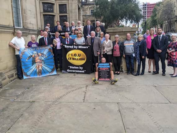 Campaigners stood alongside Labour councillors outside Wakefield Town Hall on Wednesday.