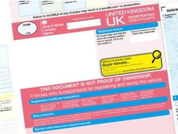 The most unusual reasons people have shared with DVLA for needing a replacement vehicle registration certificate (V5C)