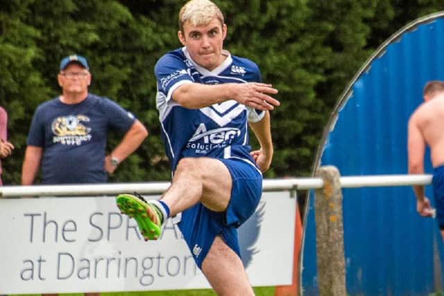 Skipper Liam Kay who found his kicking boots to help Pontefract to beat Leodiensians. Picture: Jonathan Buck