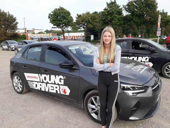 Lucy Airstone, 14,  is through to the finals of the Young Driver competition for the second time.