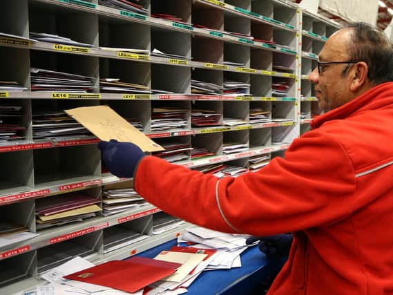 A Royal Mail sorting office - Getty Images