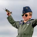 Little Jacob Newsam, known as Jacob the Pilot, is up for an award in the Above and Beyond category of the RAF Benevolent Fund’s annual awards. (SWNS)