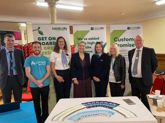 COMMUNITY EVENT: Andrea Jenkyns MP meeting with staff from First Bus, Arriva and the West Yorkshire Combined Authority.
