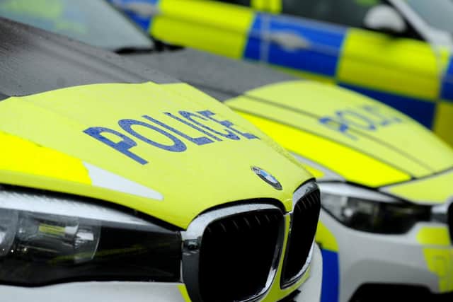 Police are turning around traffic on the M1 after a crash on the southbound carriageway.