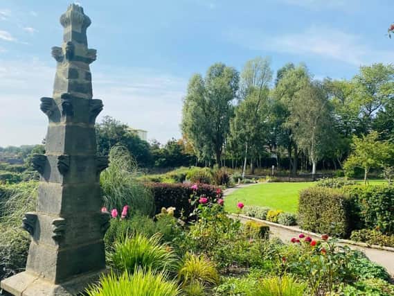 The secret garden at Thornes Park has had CCTV installed. (pic by Coun Michael Graham)