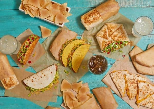 Taco Bell's Mexican-inspired food.