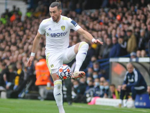 Jack Harrison, who came closest to scoring a goal for Leeds United at Arsenal.
