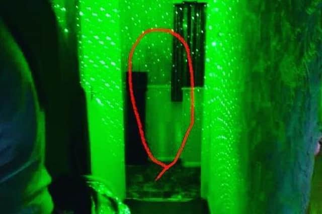 Ghost hunter Baz captured this image of what he think is the Black Monk of 30, East Drive Pontefract