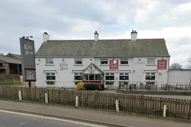 The Kaye Arms on Wakefield Road was praised for its home cooked food and cosy atmosphere.