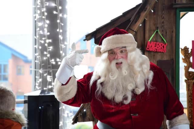 Santa is back and free to see at Trinity Walk in Wakefield this Christmas – and they are offering people the chance to give a kids’ charity an elf-ing hand.