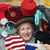 Diane Hall and her many hats! (photo Gerard Binks)