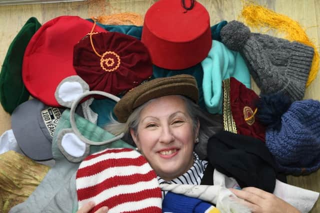 Diane Hall and her many hats! (photo Gerard Binks)