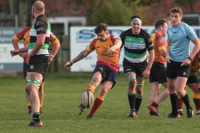 Sandal on their way to victory against Lymm. Picture: Simon Hall