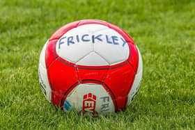Frickley Athletic, who were denied by a late goal in their game against Cleethorpes Town.